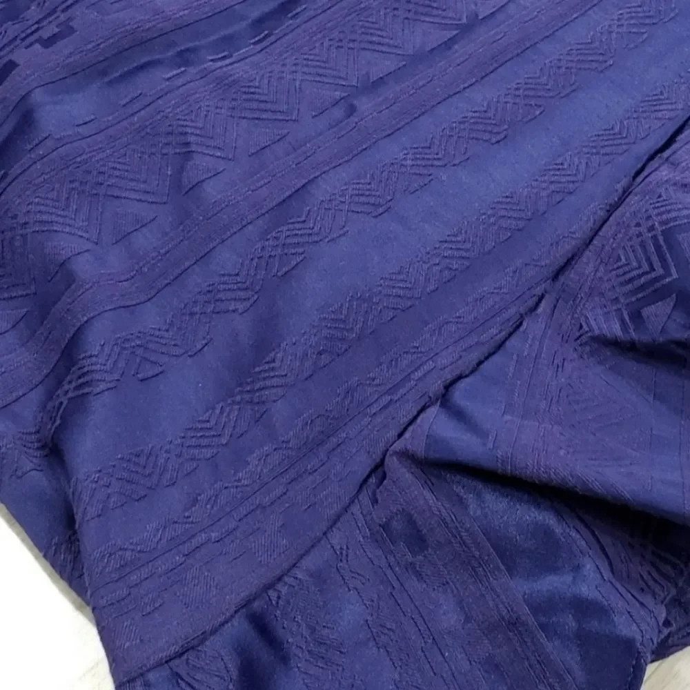 NYDJ Layla Blue Jacquard Dress - Picture 7 of 8